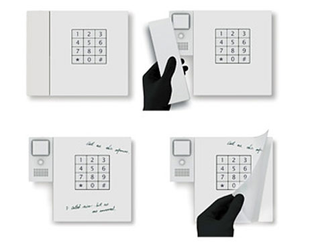 Illustration for article titled Memo Pad Phone Incorporates Message-Taking Paper